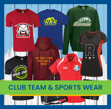 Club teams & sportswear